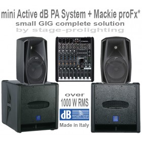 dB Technologies/Mackie PA sys 1,2kW